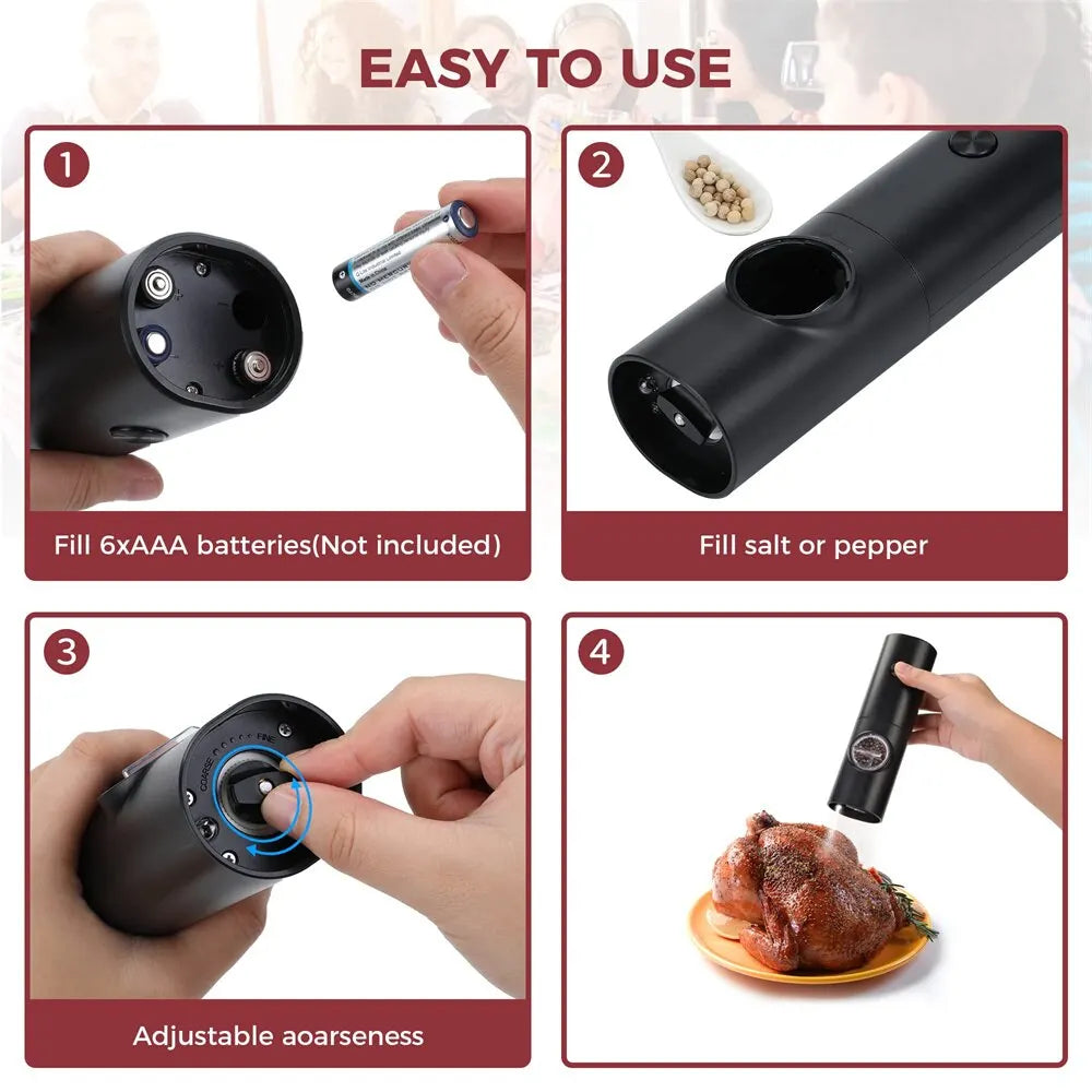 AxonTech Pulse Grind | One-Touch Smart Seasoning Station